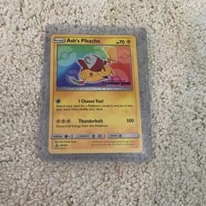 Ash's Pikachu Pokémon Card